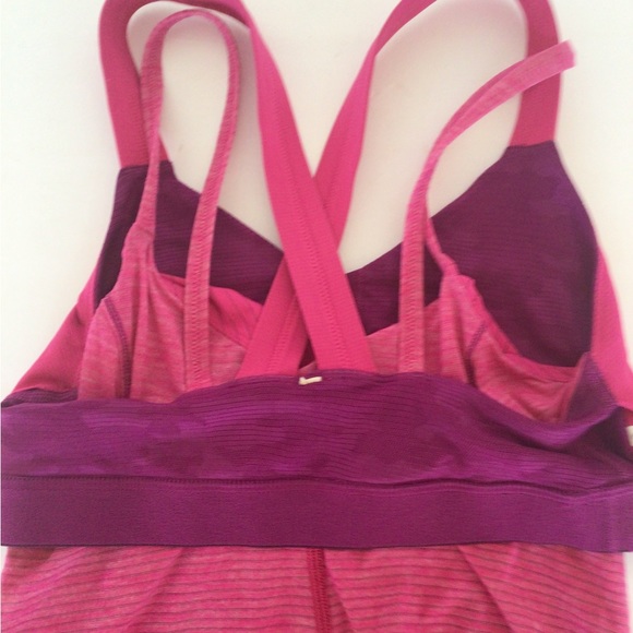 LULULEMON RUN FOR GOLD TANK TOP WITH BRA SIZE 6 - Picture 6 of 13